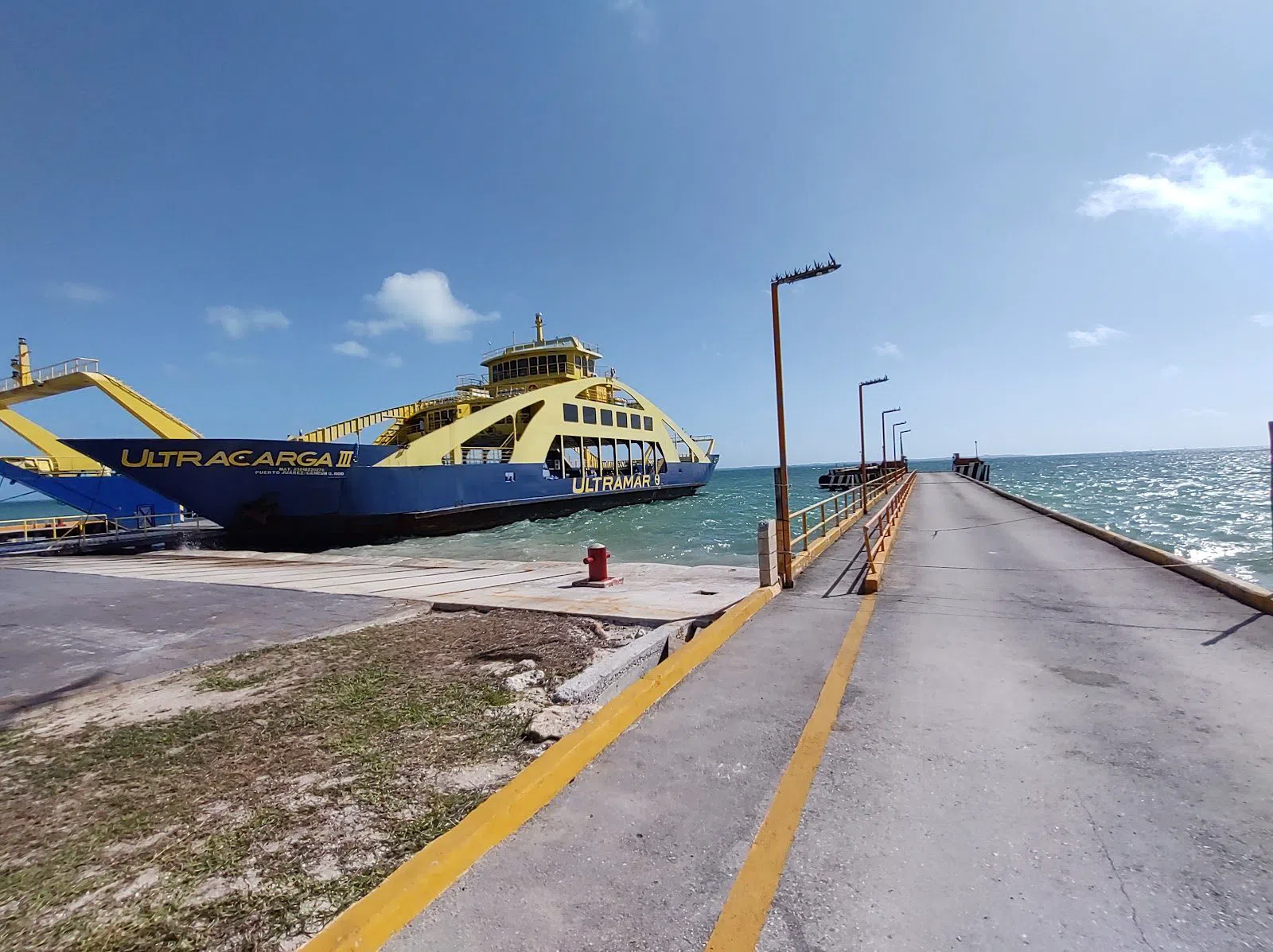 Punta Sam ferry pier & Playa Punta Sam, Cancun